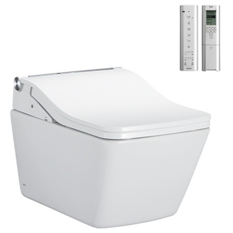 TOTO Wall Hung Square Pan & SW Washlet Auto Flush